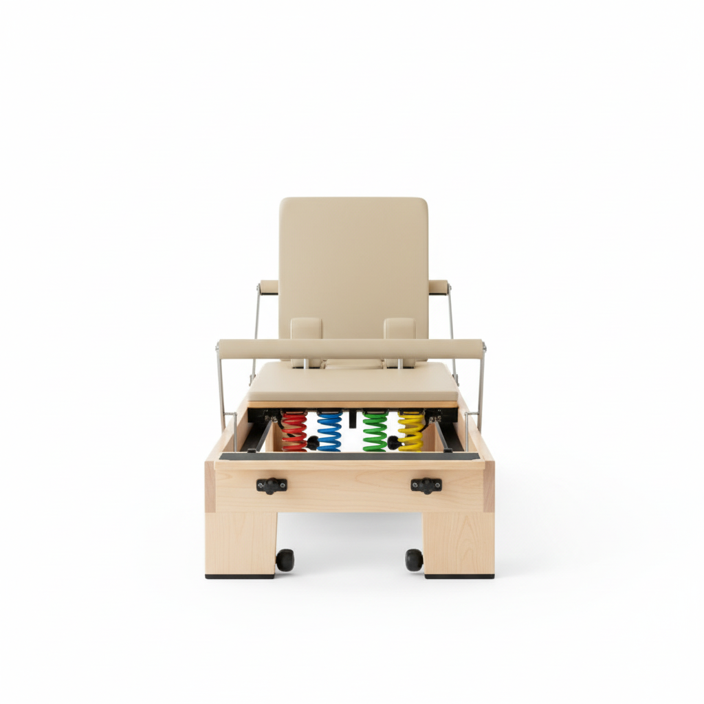 Maple Wooden Pilates Reformer Gym Yoga Compact Multifunctional Cama Reformador Maquina Core Beds Machine Seller for Studio